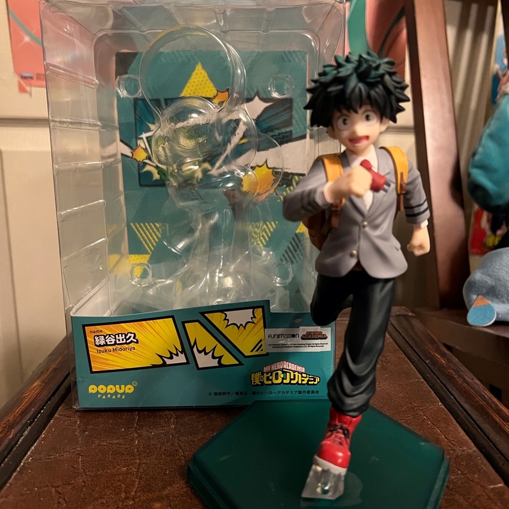 Izuku midoriya deku pop up parade figure